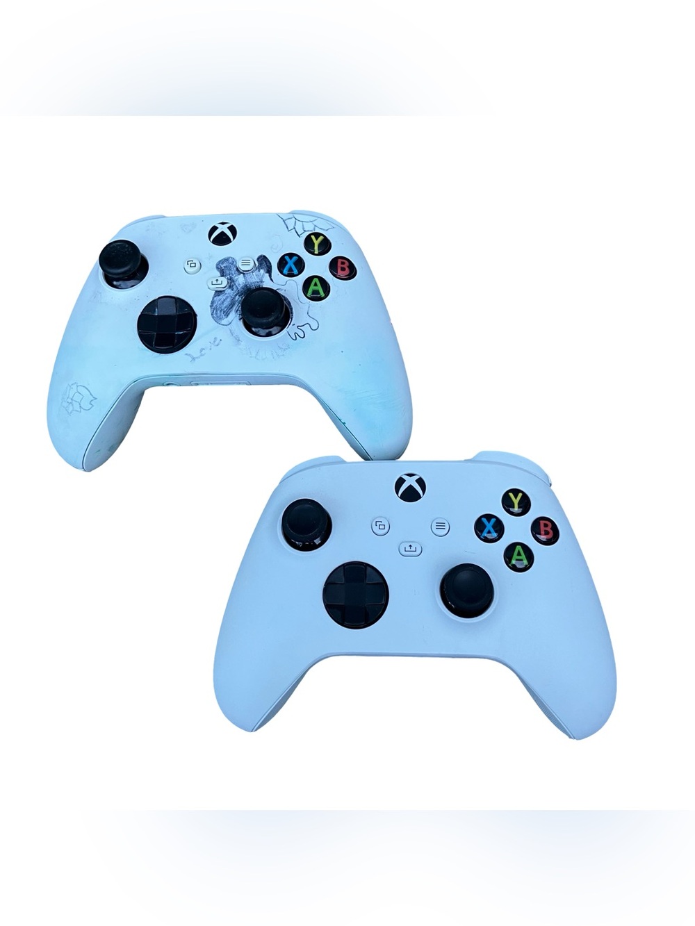 Microsoft Xbox Series X S One Wireless Controller Lot 2 For Parts Or Repair OEM